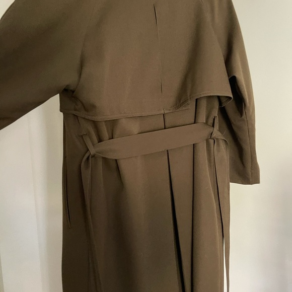 Dark green/khaki trench coat - Picture 5 of 7